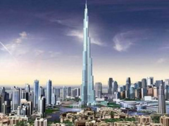 Phối cảnh tòa tháp Dubai.